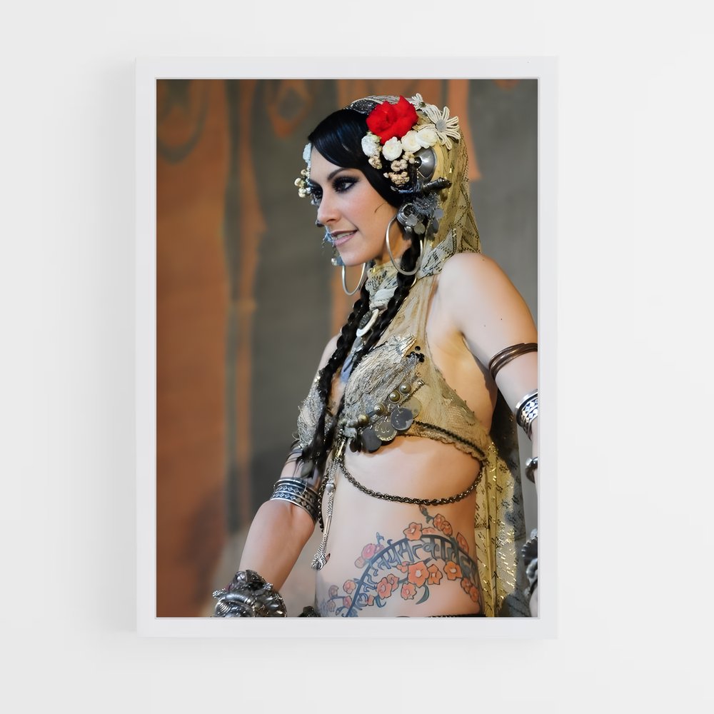 Poster Rachel brice fleuri – affiche Danse (vue 3)